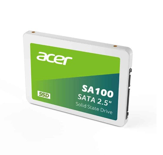 ACER SA100-480GB 2.5â³ SATA lll SSD Writing Speed 493 MB/s Reading Speed 560 MB/s BL.9BWWA.103 - 3 Year Warranty