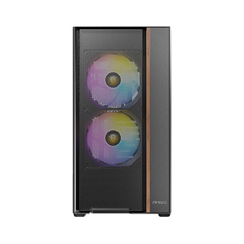 Antec Flux Rear ATX Micro-ATX ITX, TG side, 7 slots, 1x3.5',2x2.5', 5 fans incl ARGB, 360mm rad, GPUâ¤400mm, Mid Tower case