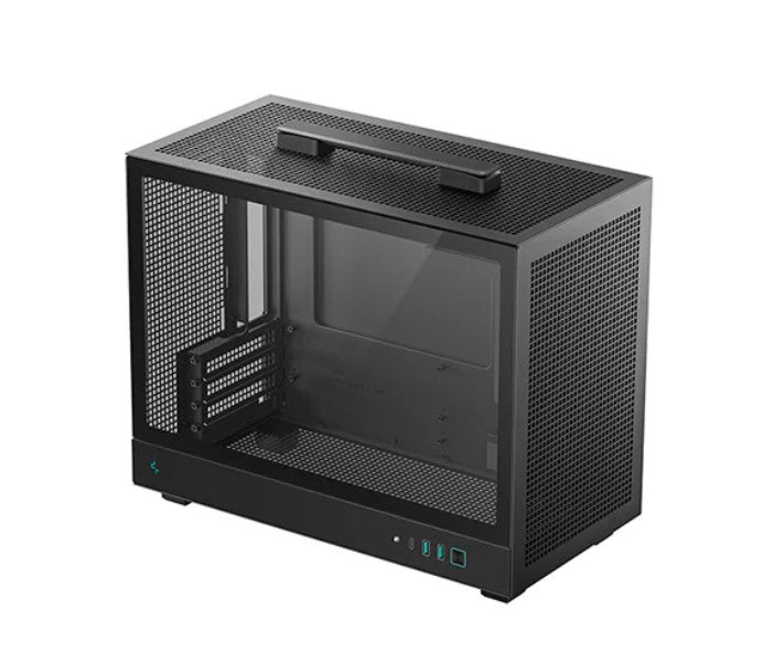 DeepCool CH160 PLUS Portable Micro-ATX Compact Case, USB3.0Ã2, Gen2 Type-C x1, Audio/MicÃ1