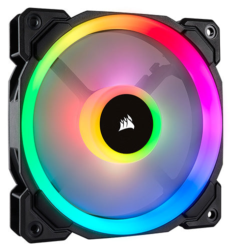 Corsair Light Loop Series, LL140 RGB, 140mm Dual Light Loop RGB LED PWM Fan, Single Pack