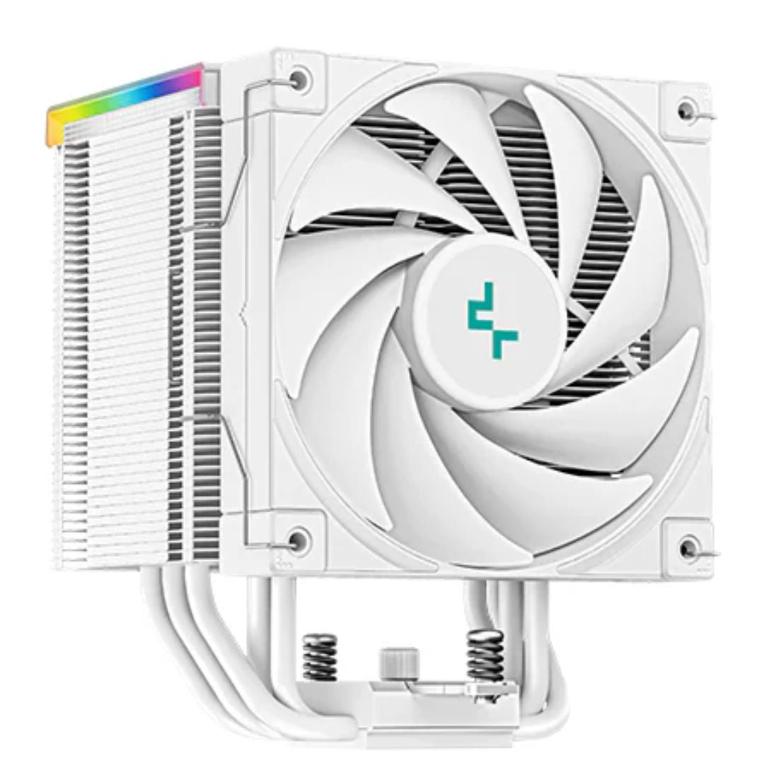 DeepCool AK500 DIGITAL WHITE High-Performance CPU Cooler, 5 Copper Heat Pipes, Single-Tower Heatsink, 120mm FDB PWM Fan, 240W LGA1700/AM5 SUPPORT