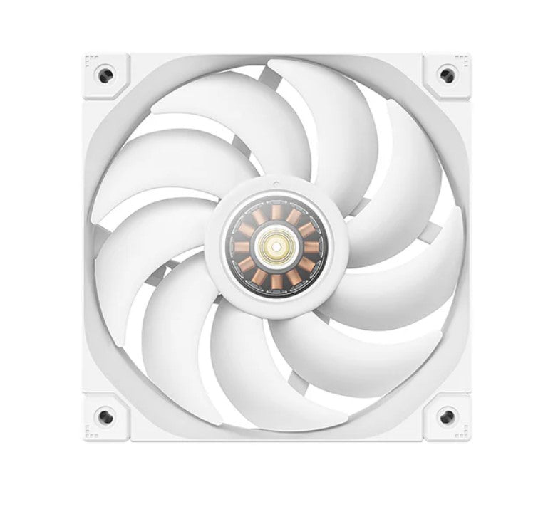 DeepCool FT12 White High-Performance Cooling 120mm Fans, 500-2150RPM, Low Operation Noise, High End Material