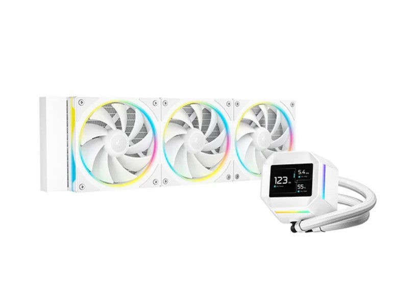 DeepCool LM360 ARGB Liquid Cooler Mini LCD Screen, 2.4' IPS, 320Ã240 Resolution , Intel LGA1851/1700/1200 + More, AMD AM5/AM4