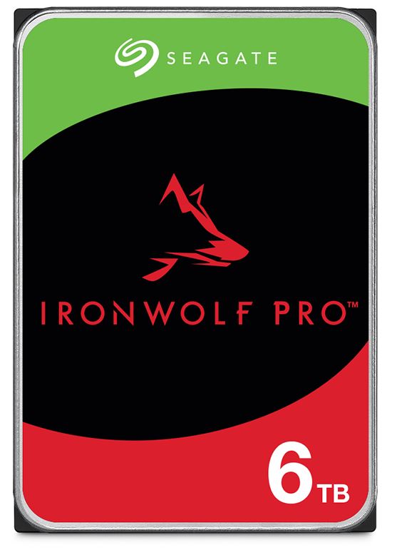Seagate ST6000NT001 6TB IronWolf Pro 3.5' SATA 6Gb/s NAS Hard Drive - 256MB -5 years Limited Warranty
