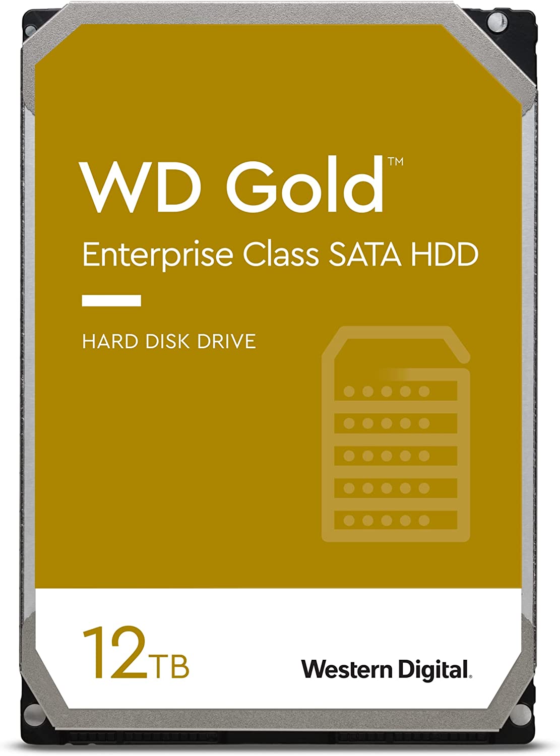 Western Digital Gold 12TB 3.5' Enterprise Class SATA 6 Gb/s HDD 7200 RPM Cache Size 256MB 5-Year Limited Warranty (LS) replacement model WD122KRYZ