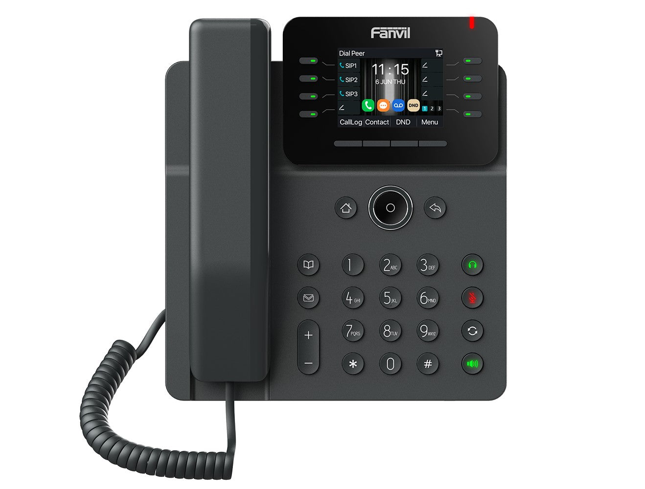 Fanvil V62W Prime Business Phone 2.8-inch color screen â¡â Support audio codec G.722 and Opus, HD audio 6-way Audio conference Wi-Fi 6, Bluetooth