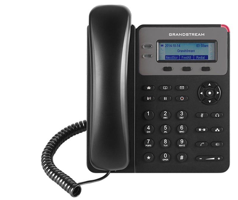 Grandstream GXP1610P 1 Line IP Phone, 1 SIP Account 2 Call Appearances, 3-Way Voice Conferencing, 132x48 2.95ââ LCD screen