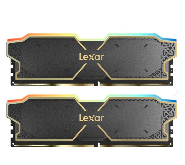Lexar LD5U16G60C380V-RGD DDR5 UDIMM 32GB Kit (2 x 16GB) 6000 MT/s 1.35V CL38 THOR G2 HEATSINK BLACK INTEL XMP 3.0 & AMD EXPO