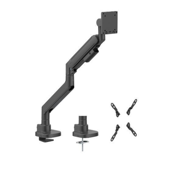 Brateck LDT87-C012-B Titan Heavy-Duty Gas Spring Monitor Arm Black,Fit Screen Size: 24'-57' Up to 27 KG (LS)