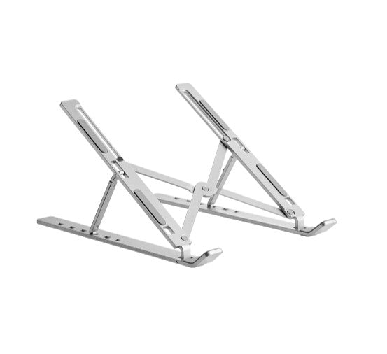 Brateck LPS03-3-03 Portable 6-Level Adjustable Aluminum Laptop Riser For most 11'-15' laptops, tablets and more (Silver)
