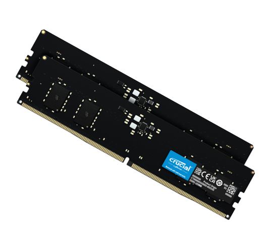 Crucial 32GB (2x16GB) DDR5 UDIMM 4800MHz CL40 Desktop PC Memory ~CT2K16G56C46U5 CT32G48C40U5