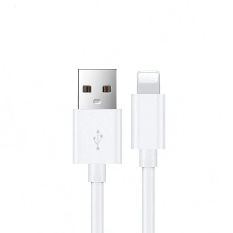 USP Lightning to USB-A Mini Cable (1M) White - Quick Charge & Connect, Fast Charge, Durable & Reliable, Apple iPhone/iPad/MacBook, 2 Years Warranty