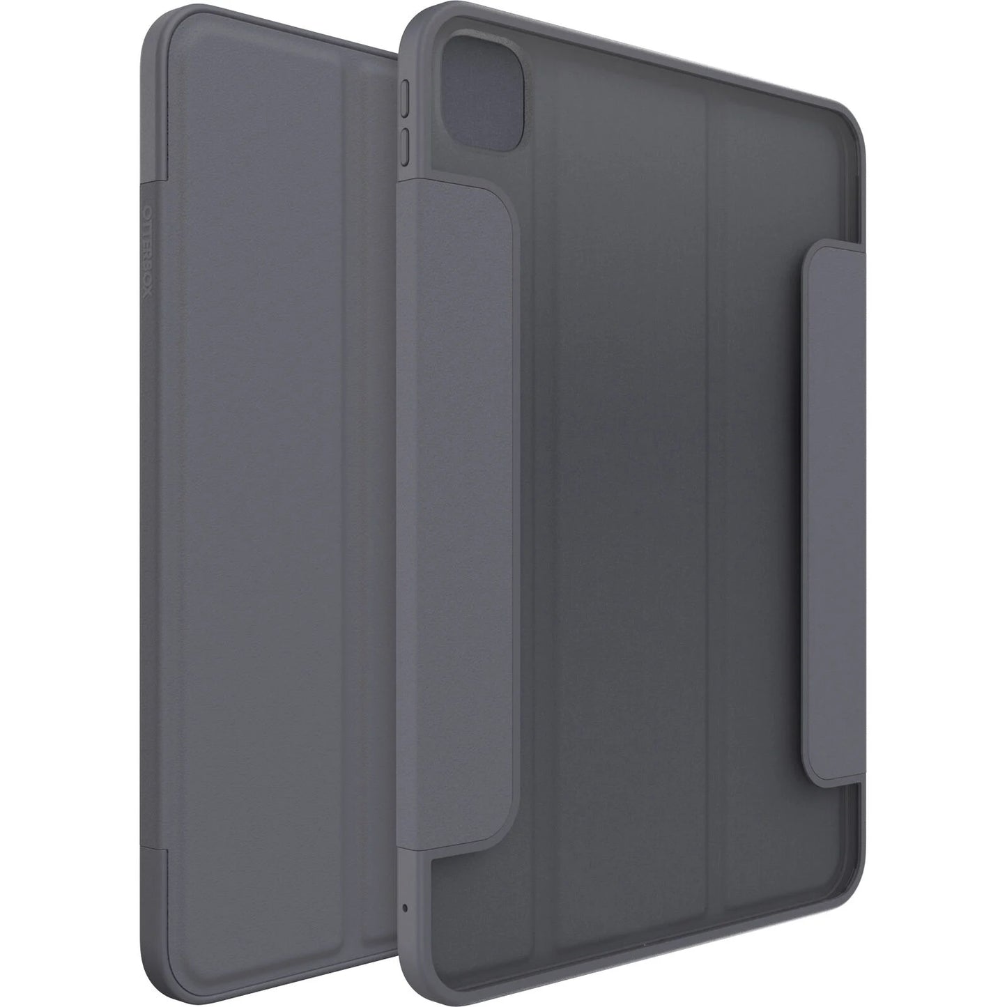 OtterBox Symmetry Folio Apple iPad Pro M4 (11') (5th Gen) Case Thunderstorm (Clear/Dark Grey) - (77-95257), Multi-Position Stand, 7 Years Warranty