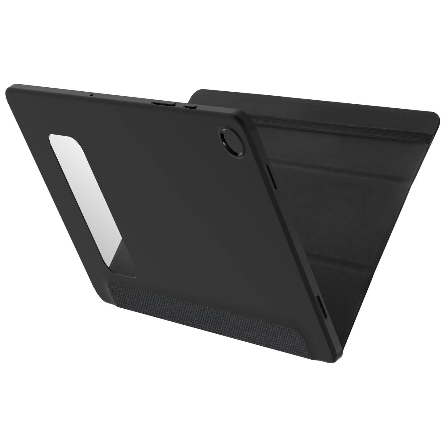 OtterBox React Folio Samsung Galaxy Tab A9+ (11') Case - Black (77-95385), DROP+ Military Standard, Multi-Position Stand,Raised Edges,7 Years Warranty