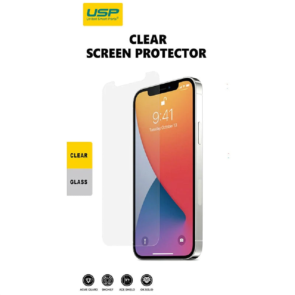 USP Apple iPhone SE (3rd & 2nd Gen) and iPhone 8 / iPhone 7 (4.7') Tempered Glass Screen Protector - Full Coverage, 9H Hardness, 3 Years Warranty