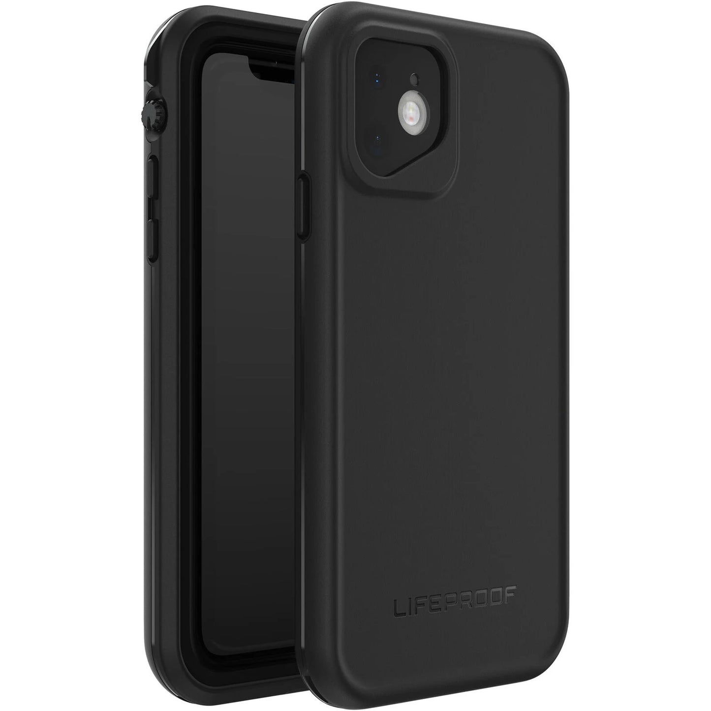LifeProof FRE Apple iPhone 11 Case Black - (77-62484), WaterProof, 2M DropProof, DirtProof, 360° Protection Built-In Screen-Cover, 7 Years Warranty