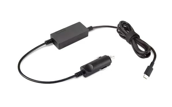 LENOVO 65W USB-C DC Travel Adapter Laptop Car Charger 1.8m Cable 140g Lightweight for Lenovo ThinkPad ThinkBook Notebook Tablet Mobile & USB-C Devices