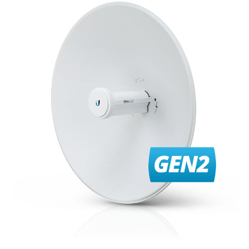 Ubiquiti Airmax PowerBeam 5AC-Gen2, 5 GHz Point-to-Point (PtP) Bridge, Integrated Dish Reflector, 450+ Mbps 5 GHz, 15+ km range, 2Yr Warr