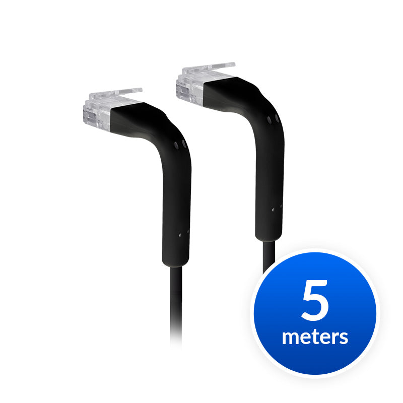 Ubiquiti UniFi Patch Cable Outdoor 5M Black, Single Unit All-weather, RJ45 Ethernet Cable, Category 5e, Weatherproof, 2Yr Warr
