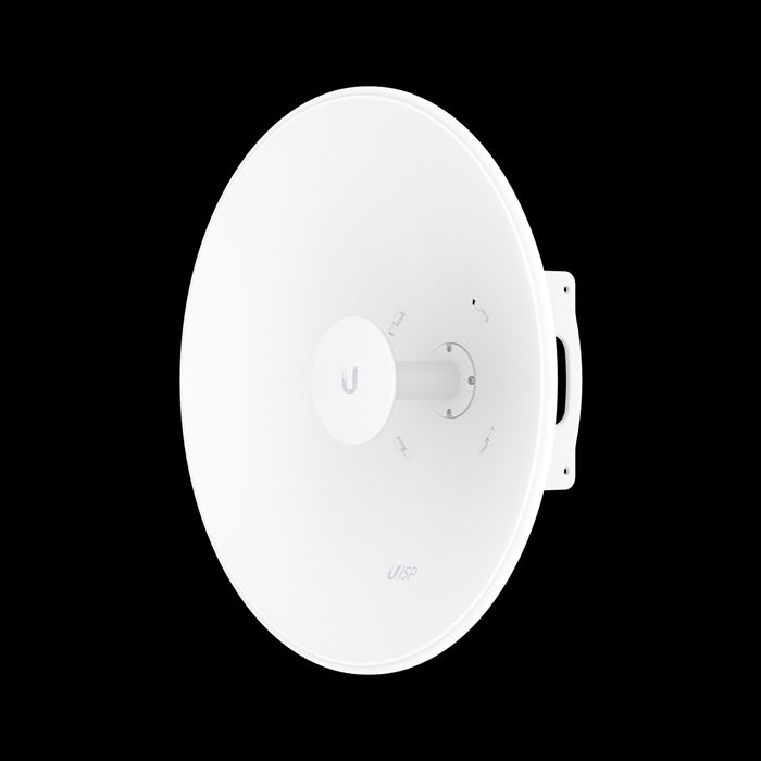 Ubiquiti UISP Dish, 30 dBi Dish Antenna, 5.15-6.875 GHz Frequency Range, 30+ km PtP Link Range, Compatible AF 5XHD & RP 5AC, 2Yr Warr