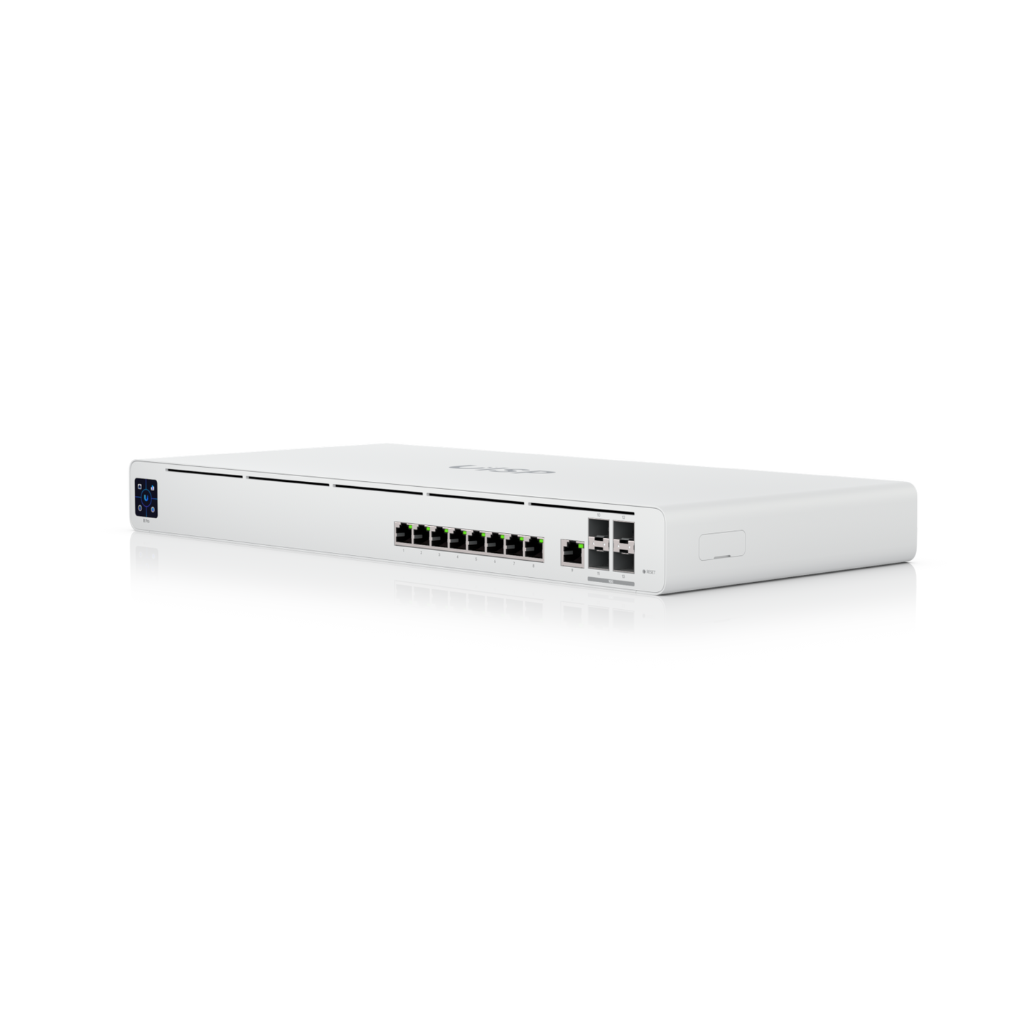 Ubiquiti UISP Router Professional, (9) GbE RJ45 ports, (4) 10G SFP+ ports, Integrated Layer 2 Switch, Up to 9,500 Mbps NAT Throughput,