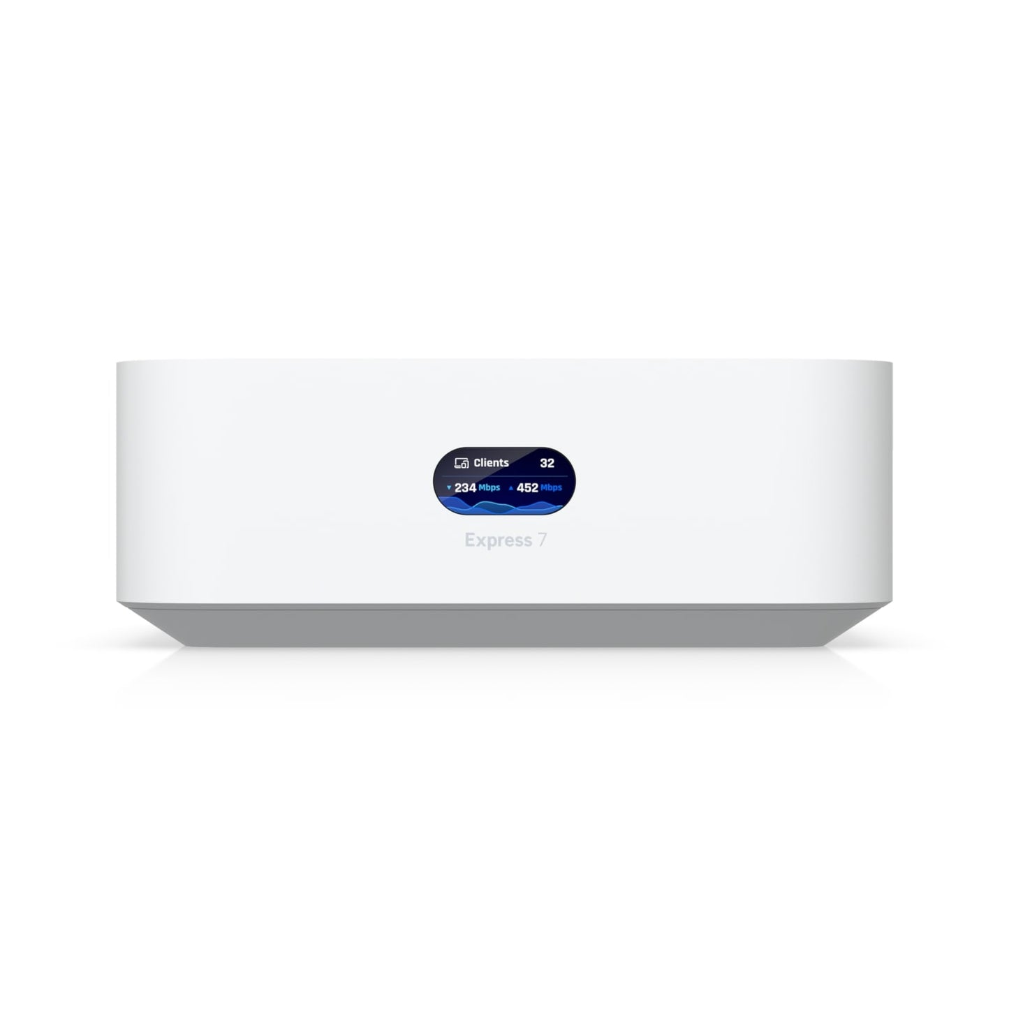 Ubiquiti UniFi Express 7, Mesh-scalable, Super-compact 10G Cloud Gateway, Integrated WiFi 7 With 6 GHz support, 140 m² Coverage