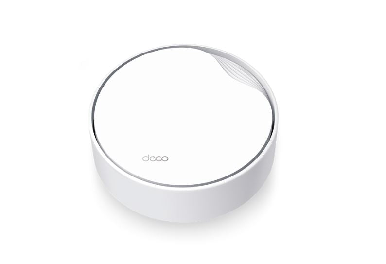 TP-Link Deco X50-PoE(1-pack) AX3000 Whole Home Mesh WiFi 6 System with PoE, 574 Mbps at 2.4 GHz + 2402 Mbps at 5 GHz, 4Ã Internal Antennas, 1Ã 2.5 Gi