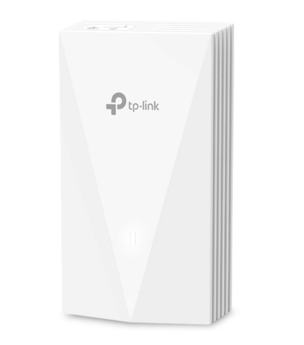 TP-Link EAP655-Wall Omada AX3000 Wall Plate WiFi 6 Access Point, 574Mbps at 2.4 GHz + 2402 Mbps at 5 GHz, 2Ã Internal Antennas