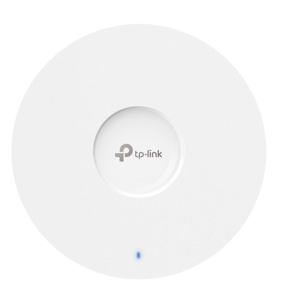 TP-Link EAP683 LR Omada AX6000 Ceiling Mount Wi-Fi 6 Access Point, 1148 Mbps on 2.4 GHz and 4804 Mbps on 5 GHz totals 5952 Mbps