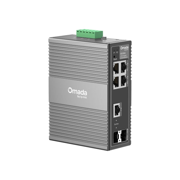 TP-Link IES206G Omada 6-Port Gigabit Industrial Easy Managed Switch , 1Ã GE SFP/RJ45, 1Ã GE SFP, 4Ã GE RJ45