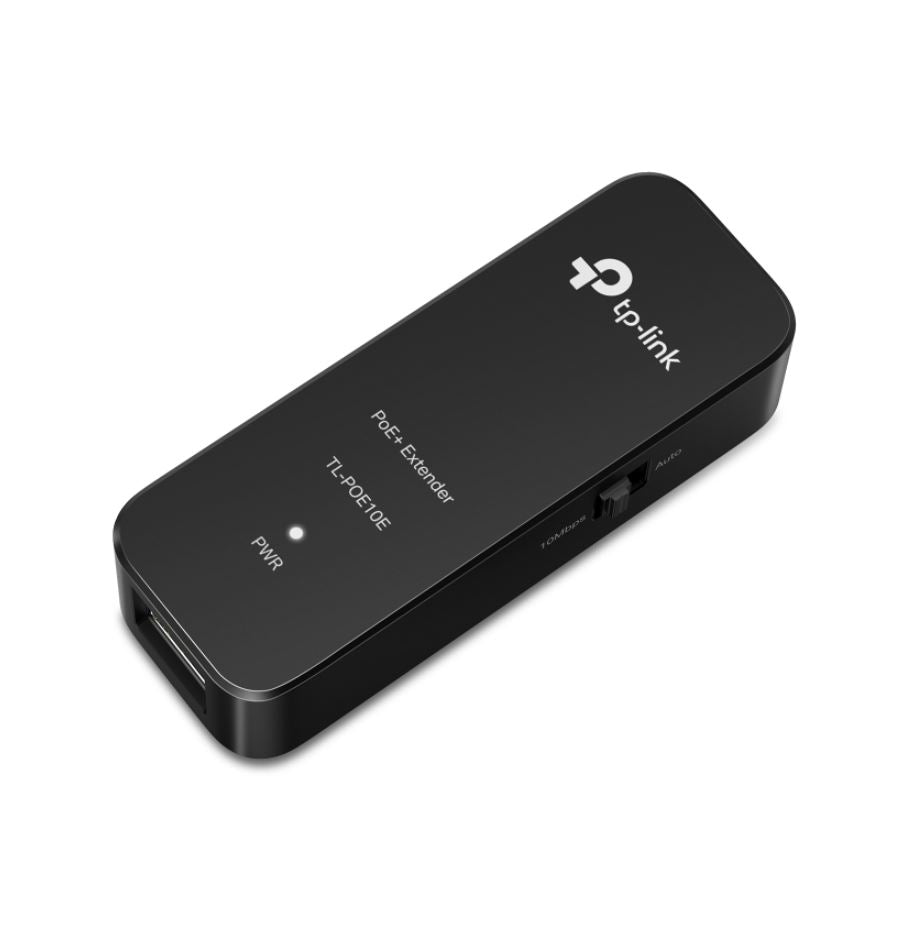 TP-Link POE10E Omada Fast Ethernet PoE+ Extender, 1Ã10/100 Mbps RJ45 PoE IN Port, 1Ã10/100 Mbps RJ45 PoE OUT Port