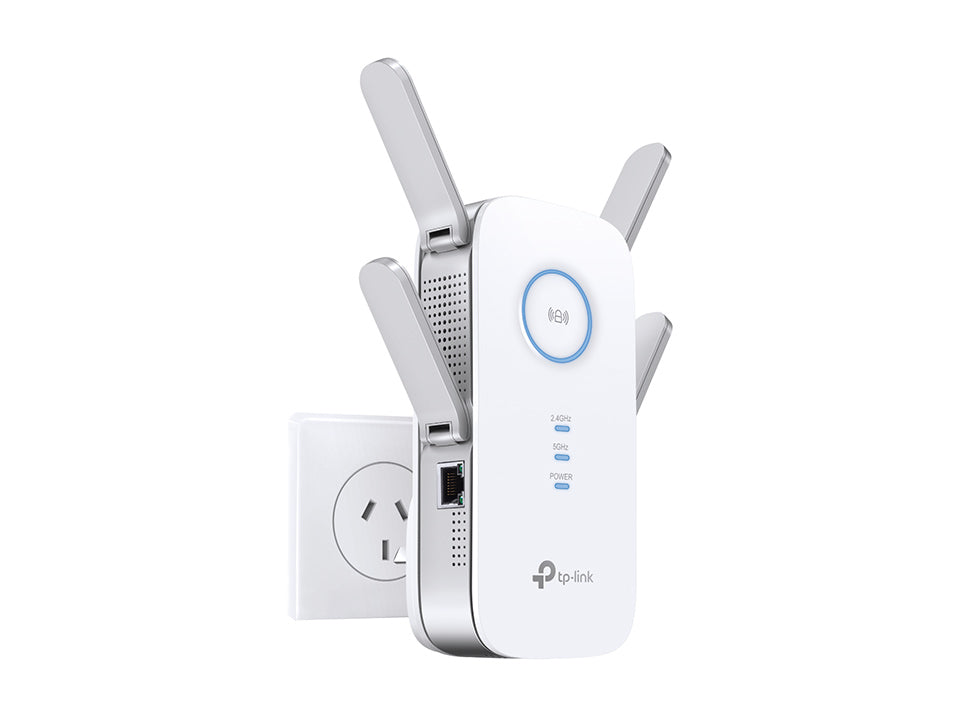 TP-Link RE650 AC2600 2600Mbps Wi-Fi Range Extender 800Mbps@2.4GHz 1733Mbps@5GHz 1x1Gbps LAN 4xAntennas 4Ã4 MU-MIMO Beamforming Access Point Mode