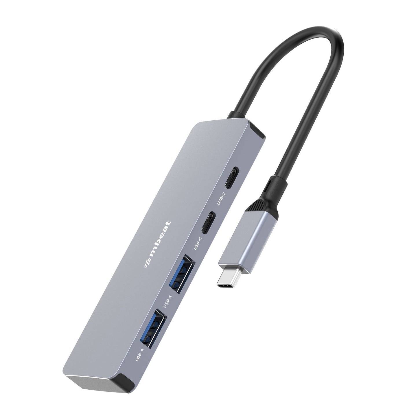 mbeat Elite 4-Port 10Gbps USB-C Gen 2 Hub (2A+2C) Blazing Fast Gen 2 Speeds Versatile USB Connectivity Effortless Data Expansion Weight: 67g