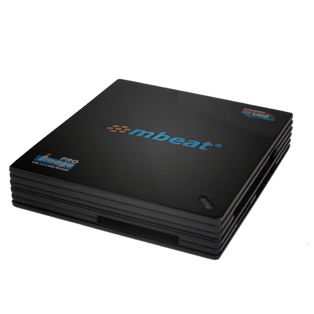 mbeat® USB 3.0 Super Speed Multiple Card Reader - 2x SD and 2x Micro SD/Compatible SDHC/MicroSDHC to SDHC/MicroSDHC/USB 3.0 (LS)