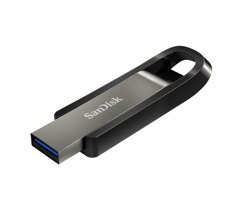 SanDisk 256GB Extreme GO USB3.2 Metal Flash Drive USB-A 400MB/s SecureAccess⢠encryption software2 Lifetime Lifetime Warranty Black (LS)