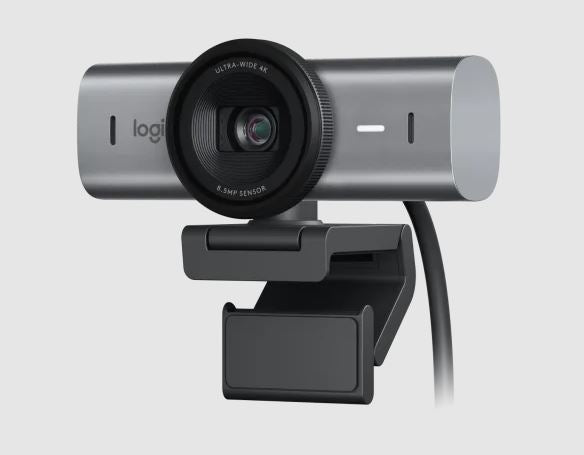 Logitech MX BRIO 4K Ultra HD Collaboration and Streaming Webcam – GRAPHITE 1-Year Limited Hardware Warranty