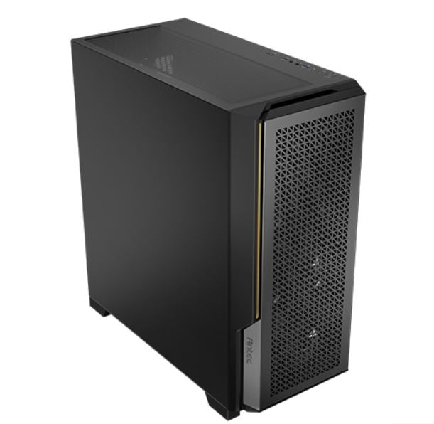 Antec P20CE - Black, Mid Tower, E-ATX/ATX/Micro-ATX/ITX, Solid Side Panel, USB-C, 3Ã PWM Fans, 360mm Radiator, 2Yr Wty