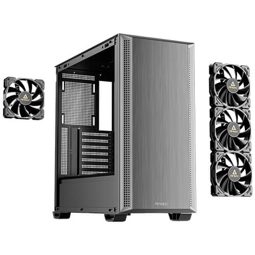 Antec P7 S 478 x 222 x 465 mmATX/M-ATX/ITX, Steel + Plastic, USB-C 3.2, 4Ã120mm PWM fans, 360mm radiator, GPU 405mm, PSU 270mm Mid-Tower ATX Case