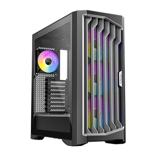 Antec Performance 1 FT ARGB - Black, Full Tower, E-ATX/ATX/Micro-ATX/ITX, Tempered Glass, Temp Display, USB-C 10Gbps, 4Ã ARGB PWM Fans, 2Yr Wty