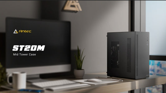 Antec ST20M + VPA550P, Mid Tower, mATX/ITX, 1x120mm Rear Fan, GPU â¤265mm, CPU â¤150mm, 550W PSU, Active PFC, 2x PCIe