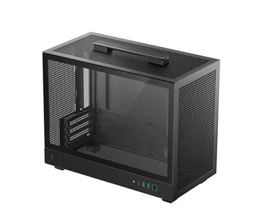 DeepCool CH160 PLUS Portable Micro-ATX Compact Case, USB3.0Ã2, Gen2 Type-C x1, Audio/MicÃ1
