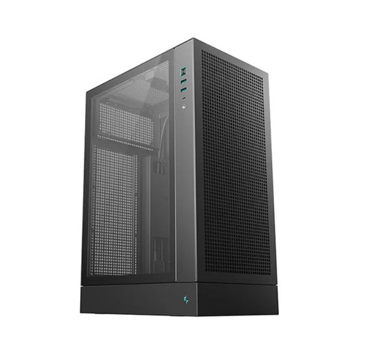 DeepCool CH170 PLUS Vertical Micro-ATX Compact Case, USB3.0Ã2, Gen2 Type-C x1, Audio/MicÃ1