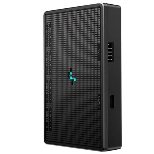 DeepCool UH-04 9-Pin USB 2.0 Hub, Magnet & Screw Fixation, USB2.0-9PINÃ1,USB Type-CÃ1,USB2.0-9PINÃ4