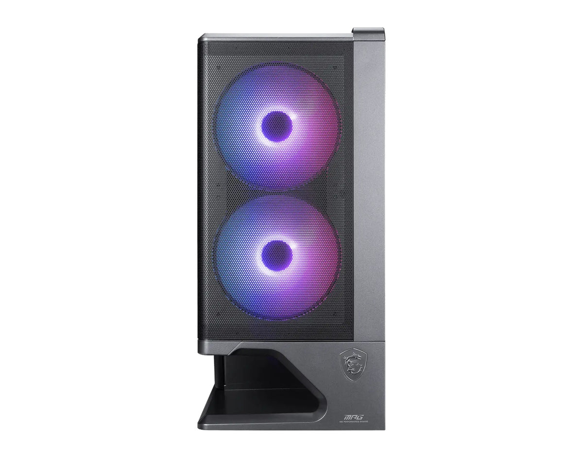MSI MPG VIXTA 300R AIRFLOW PZ - BLACK, Mid-tower case with mesh front, 3 ARGB fans, USB-C 20Gbps, ATX support, optimized airflow
