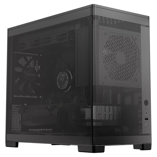 OKINOS Mini Art 4 OKINOS Mini Art 4, Mini Tower, mATX/ITX, 395Ã200Ã343mm, USB-C 10Gbps, Mesh side, 3Ã120mm fans, GPU â¤330mm, CPU â¤165mm, PSU â¤150mm