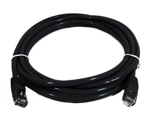 8Ware CAT6 Cable 0.5m - Black Premium RJ45 Ethernet Network LAN UTP Patch Cord 26AWG CU Jacket