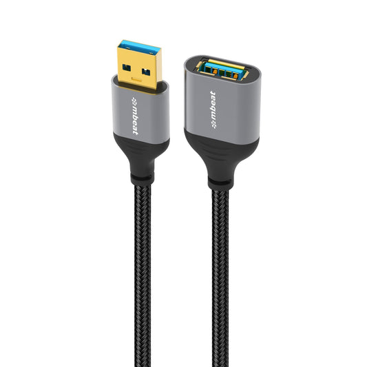 mbeatÂ® Tough Link 1.8m USB 3.0 to USB 3.0 Extension Cable  Plug-and-Play Adaptive Practicality Speed: 5Gbps Package Weight: 96g
