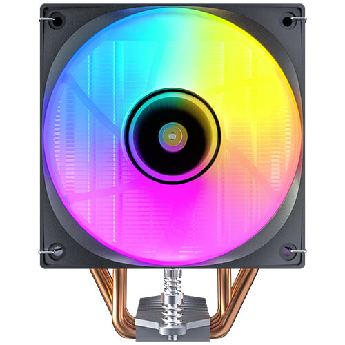 Antec F400 ARGB - Black, 120mm ARGB PWM Fan, 4 Copper Heat Pipes, 205W TDP, 600â1700RPM, 63CFM Airflow, Intel LGA1851/1700, AMD AM5