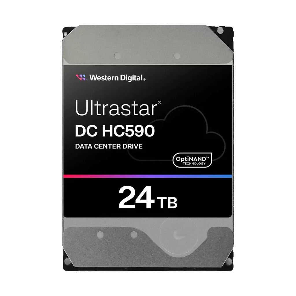 Western Digital Ultrastar DC HC590 24TB: 3.5', SAS, CMR, SE, 146.71Ã101.6Ã26.11mm, 670g,  5Y warranty