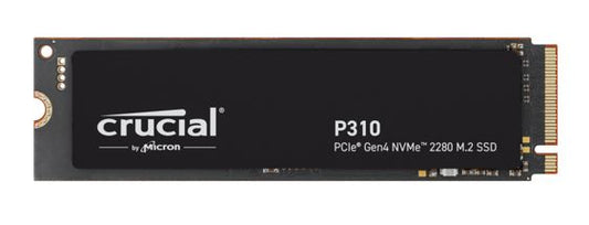 Crucial P310 1TB Gen4 2280 NVMe SSD 7100/6000 MB/s R/W 220TBW 1000K/1200K IOPS 1.5M hrs MTTF Full-Drive Encryption M.2 PCIe4 5yrs ~CT1000P510SSD8